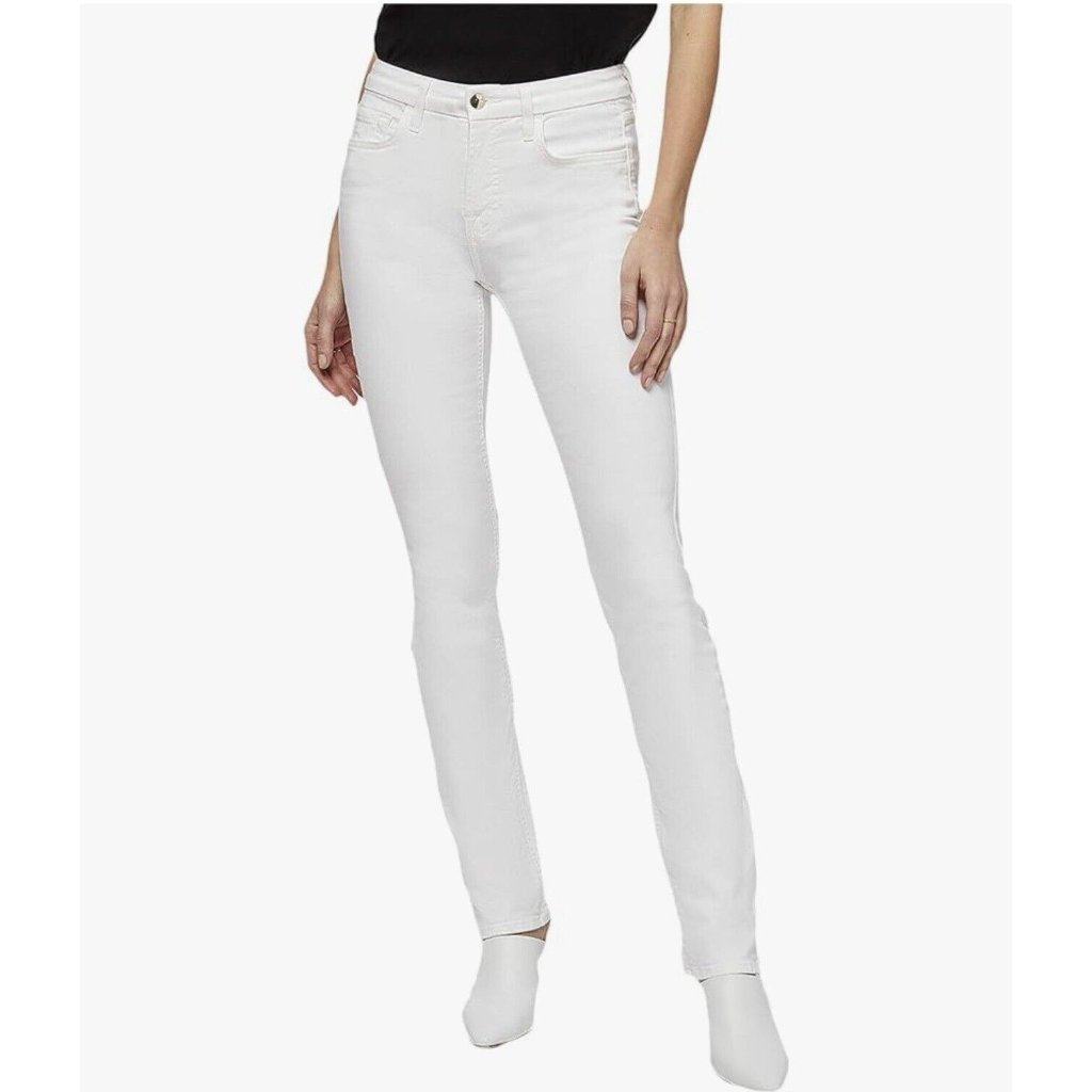 Jen7 By 7 For All Mankind Jeans Womens Slim Straight White Denim Pants Size 2